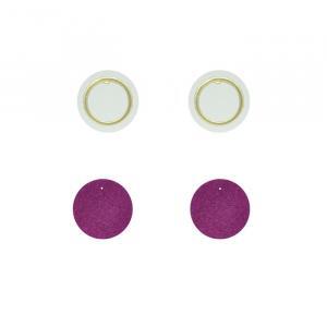 Puces d&rsquo;oreilles Eve KIT 2 couleurs au choix