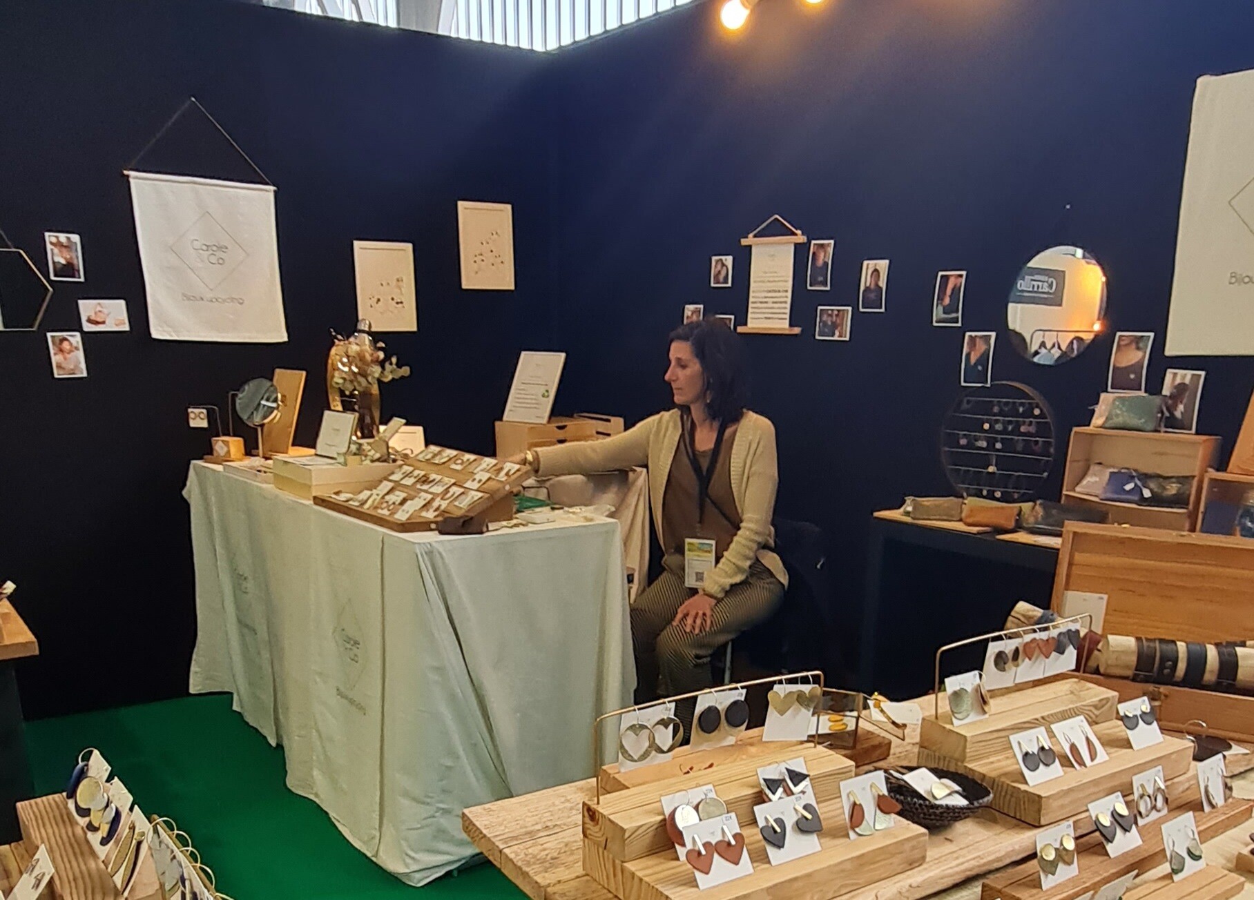 Stand à la foire internationale de Toulouse avec la créatrice Carole&Co
