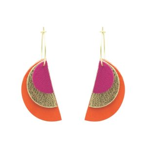 Boucles d&rsquo;oreilles colorées Joséphine