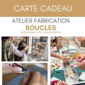 CARTE CADEAU « Fabrique tes boucles d&rsquo;oreilles »
